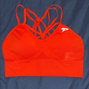 Vibrant Orange Sports Bra